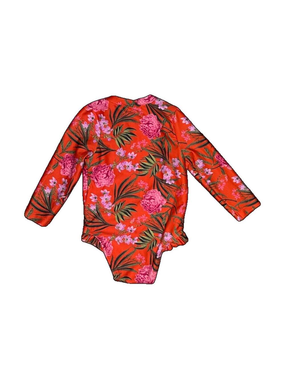 Old Navy Floral One Piece Swimsuit Baby 6-12M